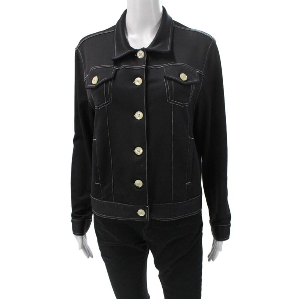 Buki Women Basic Jacket Black Button Size S